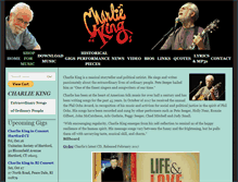 Tablet Screenshot of charlieking.org